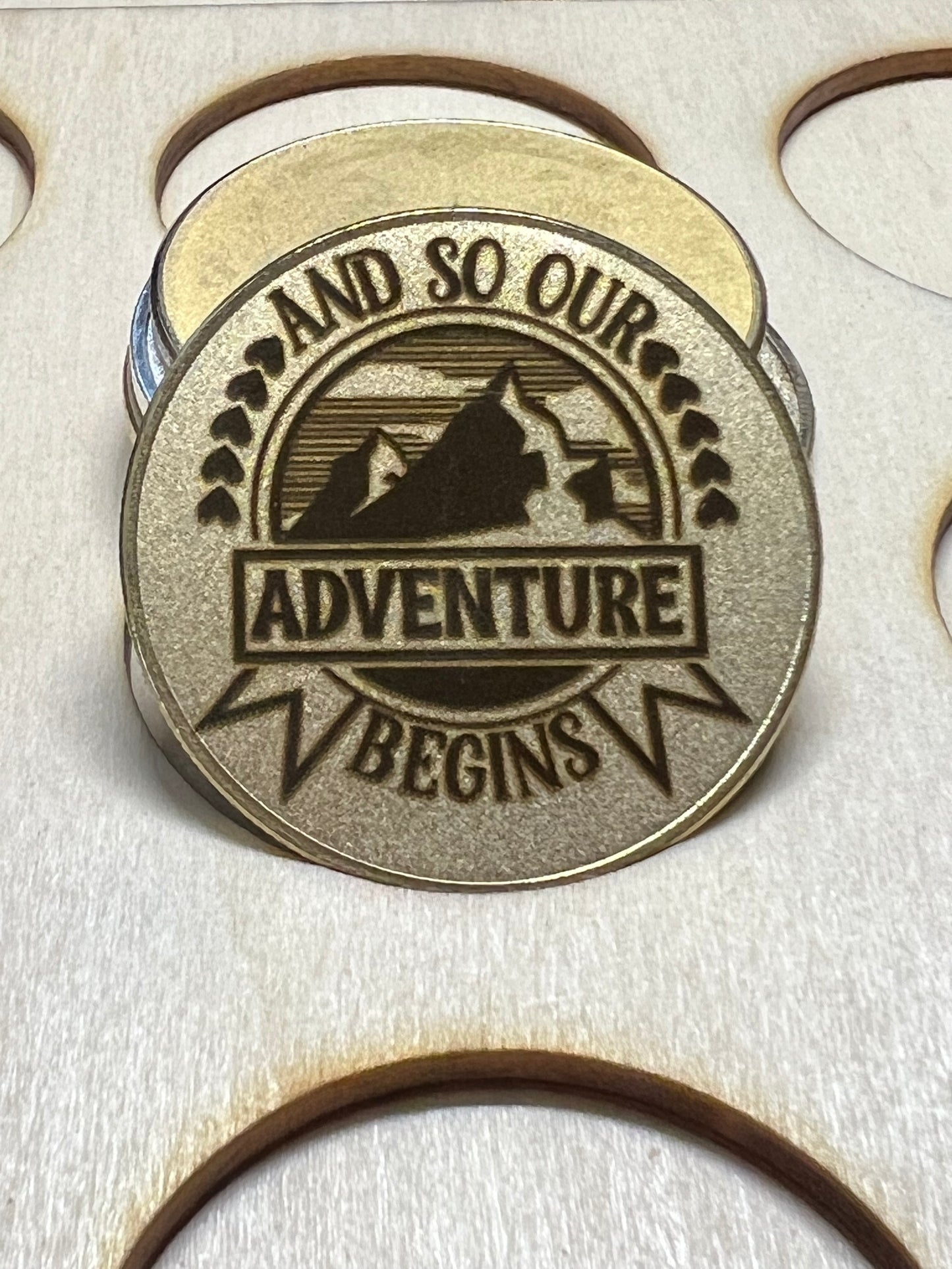 Our Adventure Starts Here Coin