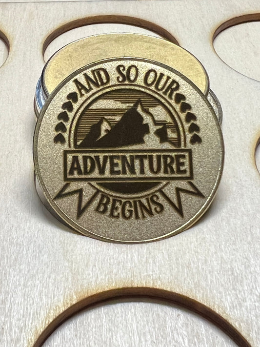 Our Adventure Starts Here Coin